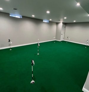 Big Moss V2 Putting Turf : Bulk in Green OR Limited Black - Freight Shipping Sizes